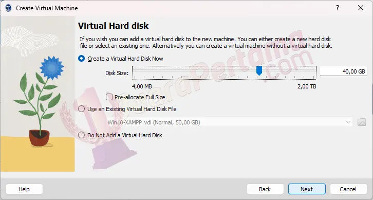Instalasi Ubuntu Server di VirtualBox - Create VM - 4