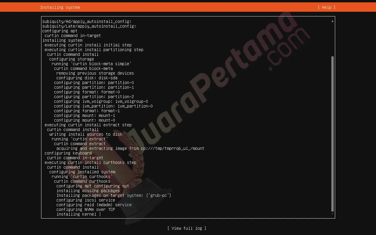 Instalasi Ubuntu Server di VirtualBox - Setup 16