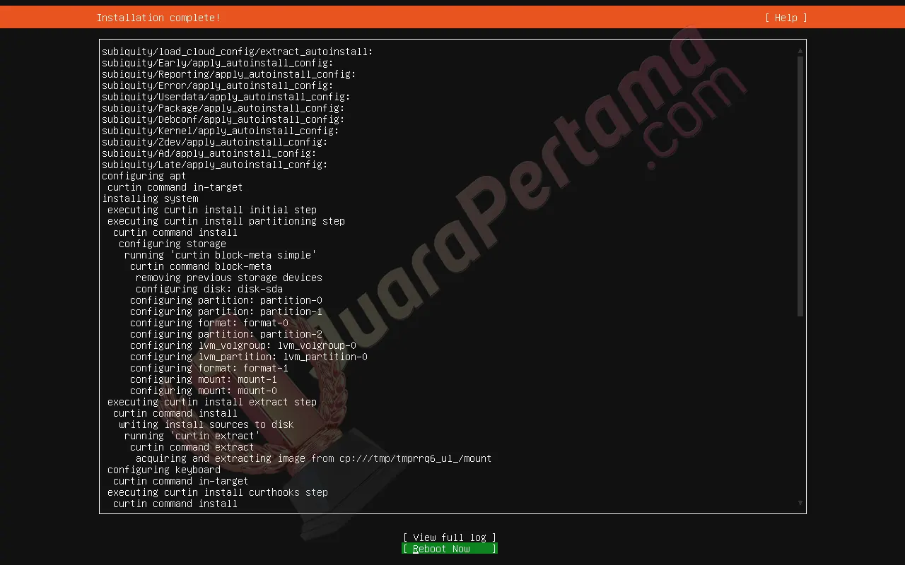 Instalasi Ubuntu Server di VirtualBox - Setup 17