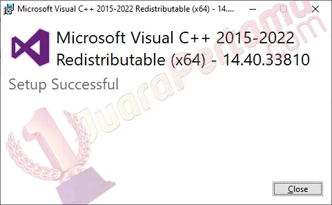 Instalasi Webserver - Visual C++ Redistributable Installation 3