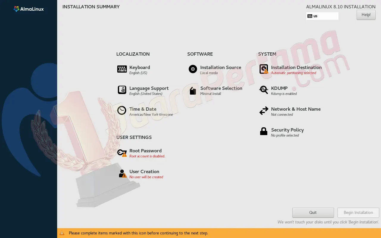 Install AlmaLinux di VirtualBox - 04