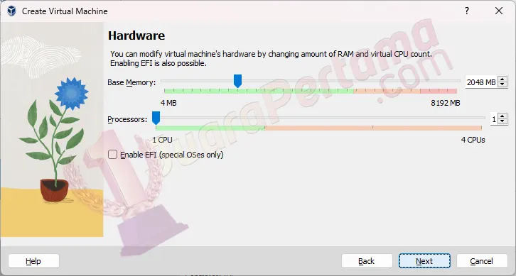 Install AlmaLinux di VirtualBox - create VM - 3