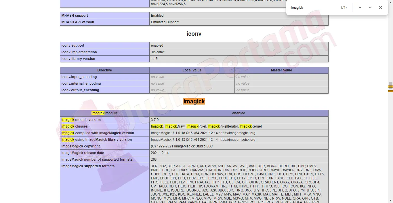 Menambahkan ImageMagick di PHP Windows - Installed