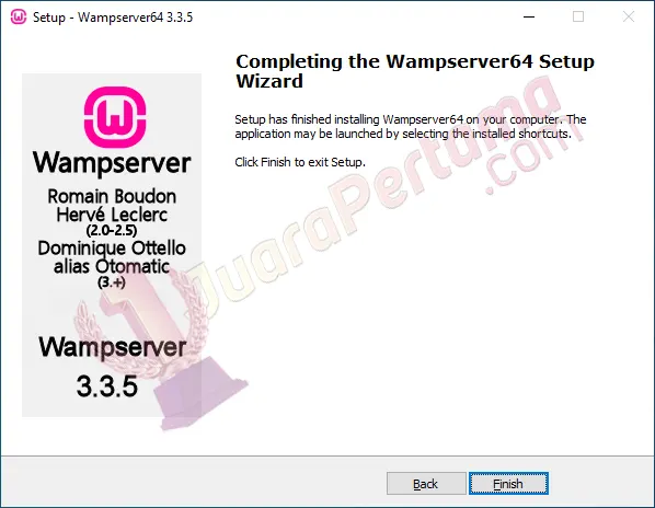 Panduan Instalasi WampServer - Finish