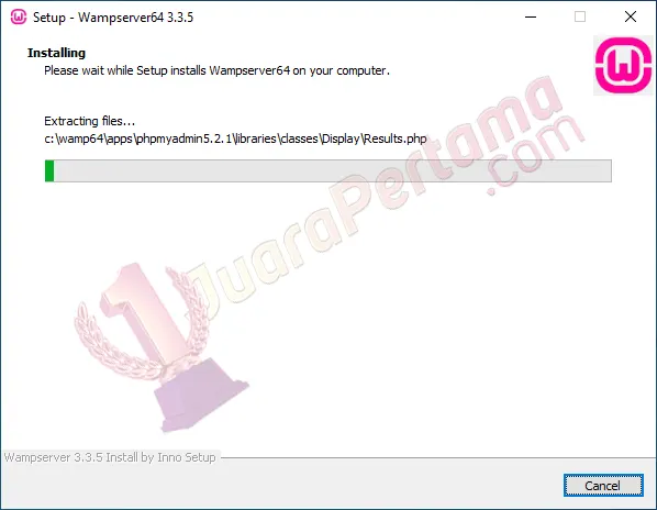 Panduan Instalasi WampServer - Instalation Begin