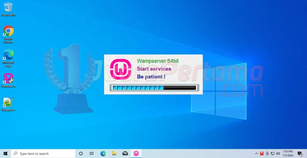 Panduan Instalasi WampServer - Tray Menu Manager Installation