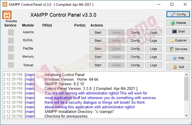 Panduan Instalasi XAMPP Server CPanel