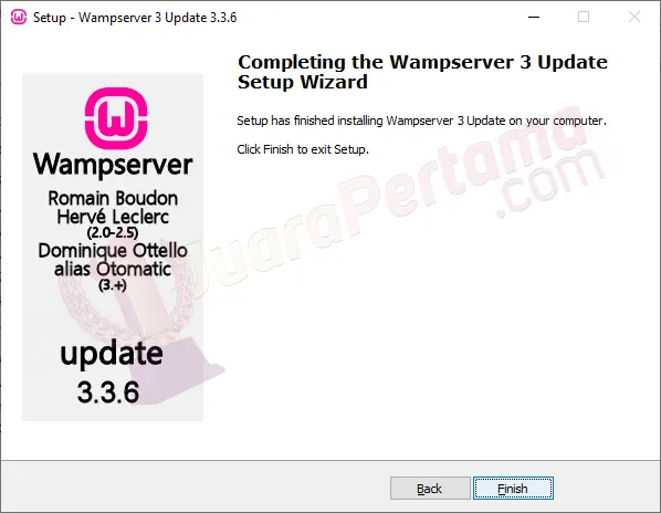 Update WampServer - Install 8