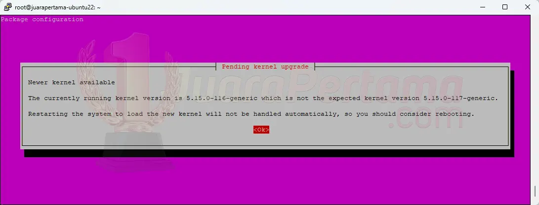 Install aaPanel di Ubuntu 22.04 - Newer Kernel