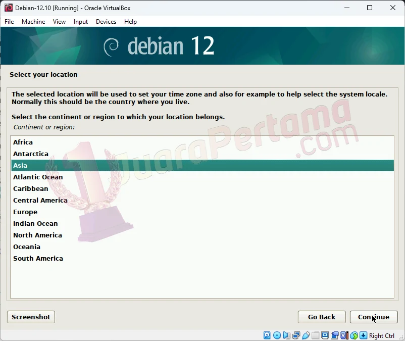Install Debian 12.10 di VirtualBox - Create VM - Setup - 04